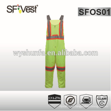 Herren Mechaniker Overalls, hohe Sichtbarkeit reflektierende Band, Poly-Baumwoll-Gewebe entsprechen CSA Z96-09